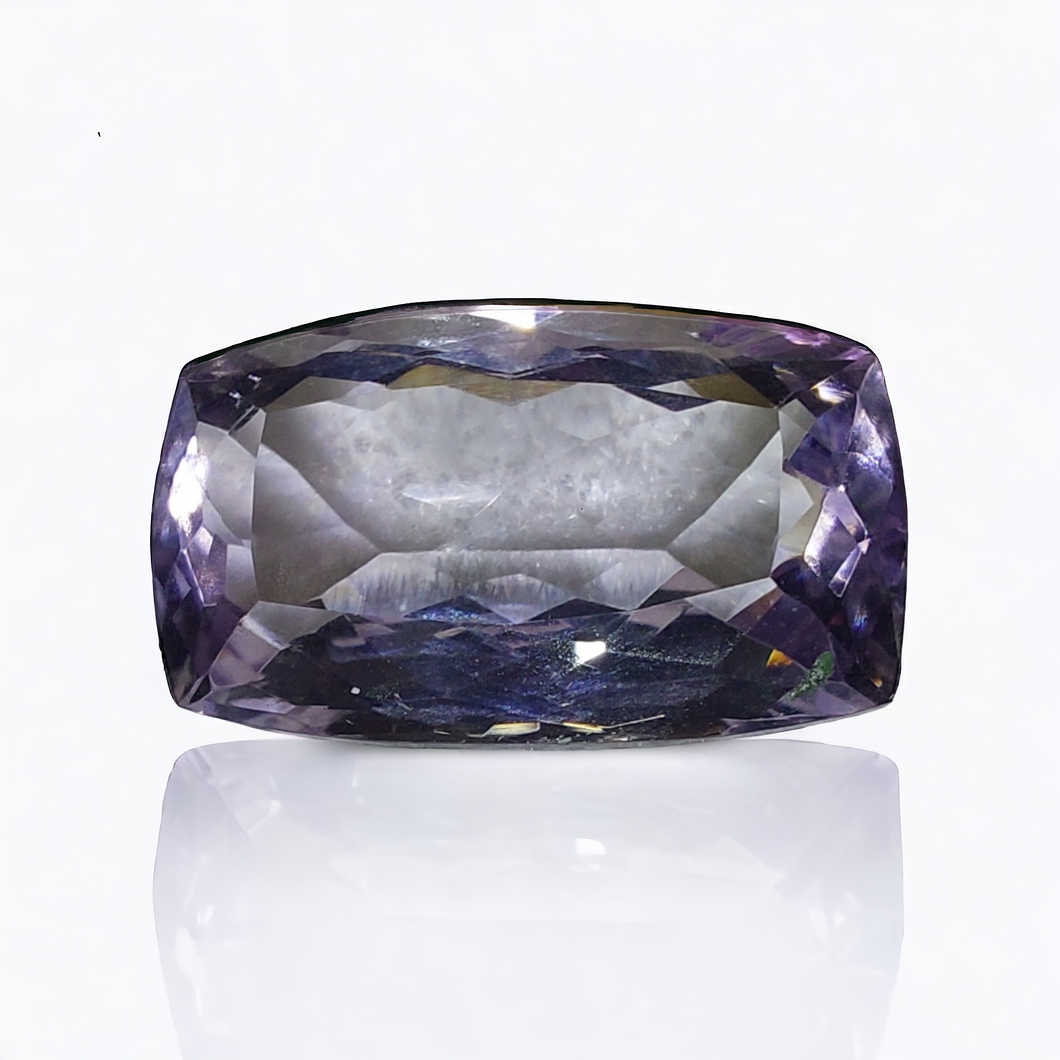 14.54ct elongated antique cushion cut amethyst