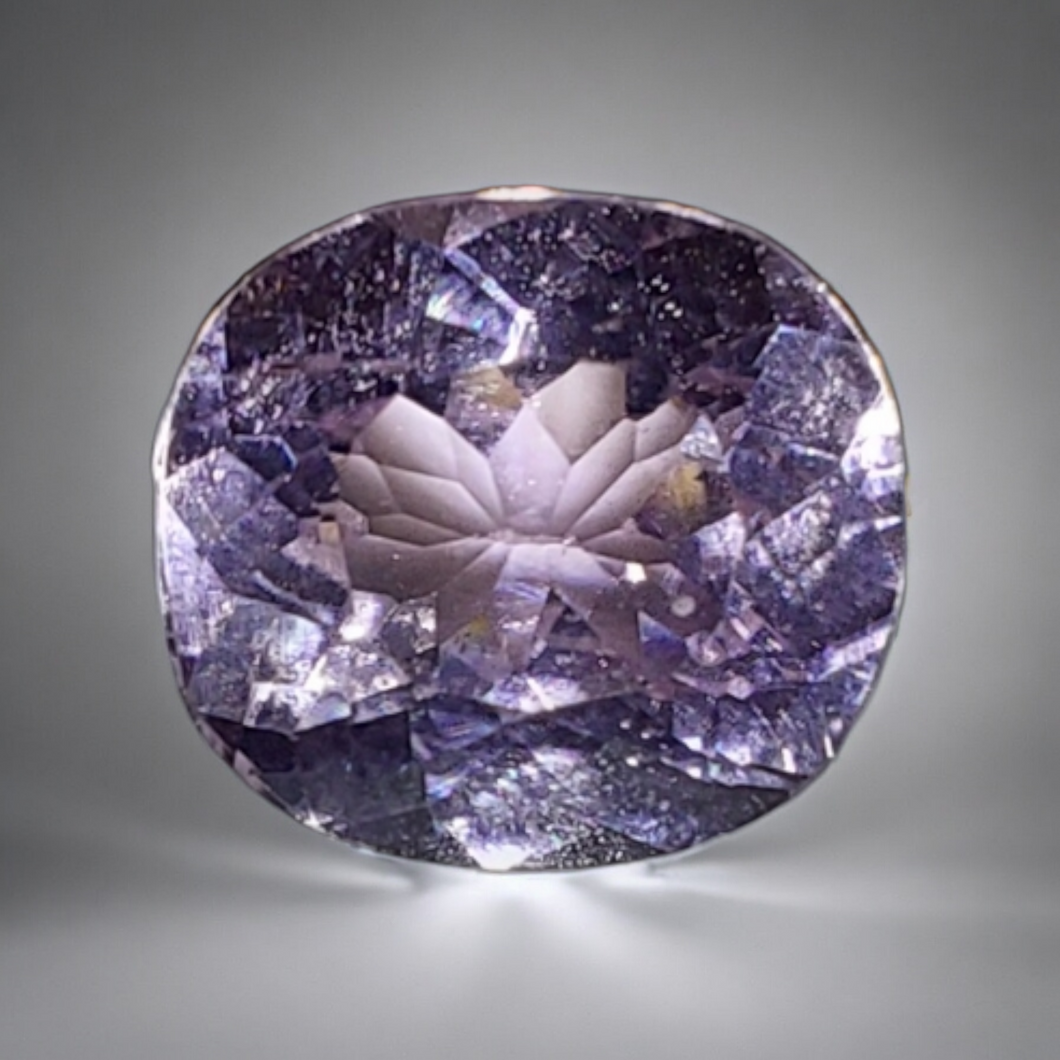 2.46 carat cushion kunzite